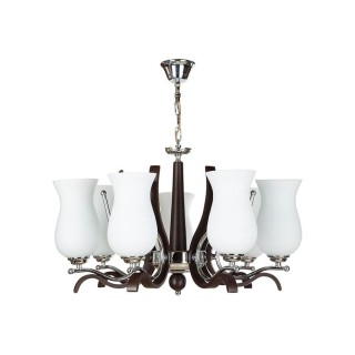 لوستر چشمه نور 7 شعله کد 828/7BR قهوه ای