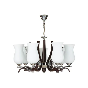 لوستر چشمه نور 7 شعله کد 828/7BR قهوه ای