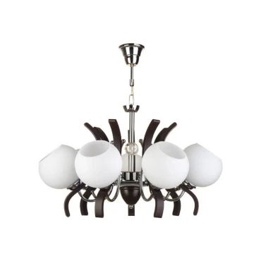 لوستر چوب استیل چشمه نور 7 شعله کد 887