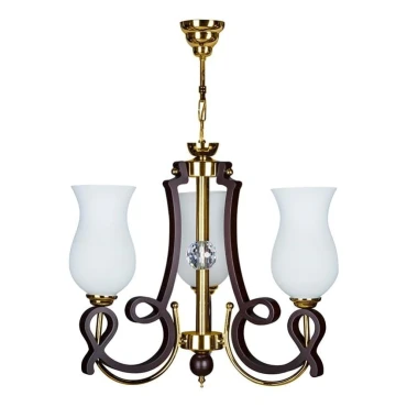 لوستر چشمه نور 3 شعله کد 831/3G طلایی