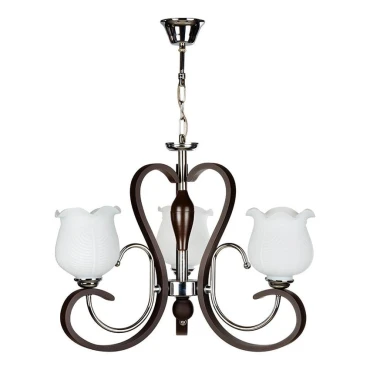 لوستر چشمه نور 3 شعله کد 829/3C-WT کروم