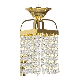 چراغ آویز استیل چشمه نور 3 شعله کد 703