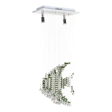 لوستر آویز سقفی چشمه نور 2 شعله کد 5314