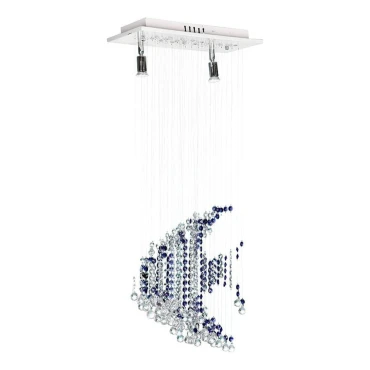 لوستر آویز سقفی چشمه نور 2 شعله کد 5314