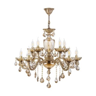 لوستر چشمه نور 10 شعله کد C2913/5 طلایی