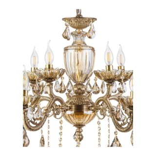 لوستر چشمه نور 10 شعله کد C2913/5 طلایی