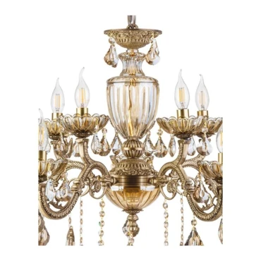 لوستر چشمه نور 10 شعله کد C2913/5 طلایی