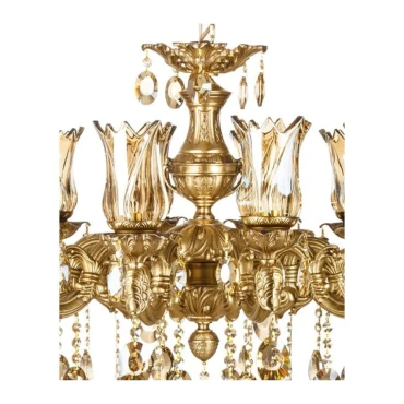 لوستر چشمه نور10 شعله کد 2547 آنتیک