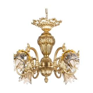 لوستر 6 شعله چشمه نور کد C2100/6-A آنتیک