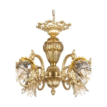 لوستر 6 شعله چشمه نور کد C2100/6-A آنتیک