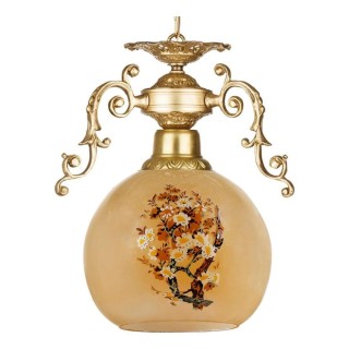 چراغ آویز برنزی تک شاخه C2757/1H-B برنز