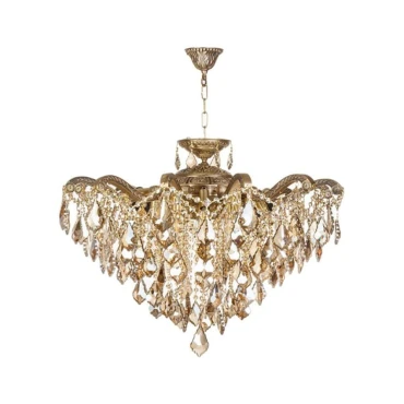 لوستر چشمه نور 24 شعله کد C2752/12-A آنتیک