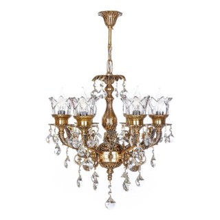 لوستر چشمه نور 6 شعله کد C2544/6-B برنزی