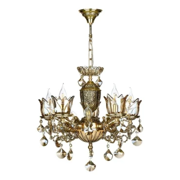 لوستر چشمه نور 5 شعله کد C2735/5-B برنزی