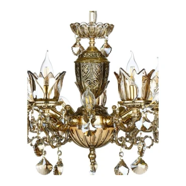 لوستر چشمه نور 5 شعله کد C2735/5-B برنزی