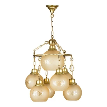 لوستر چشمه نور 7 شعله کد 2126