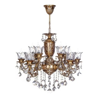 لوستر دایکاست چشمه نور 12 شعله کد S3546/6-A آنتیک