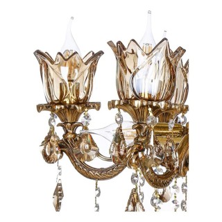 لوستر چشمه نور 12 شعله کد C2802/Bبرنز