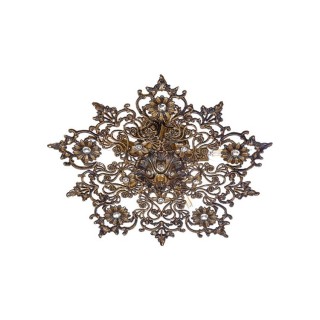 لوستر سقفی چشمه نور 5 شعله کد 2542