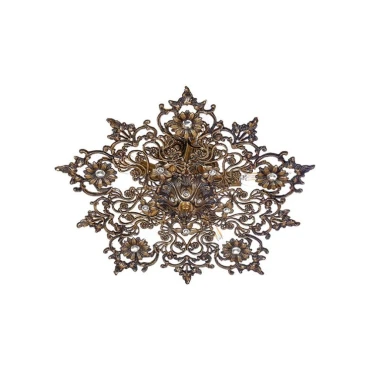 لوستر سقفی چشمه نور 5 شعله کد 2542