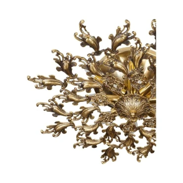 لوستر سقفی برنزی چشمه نور 9 شعله کد 2637