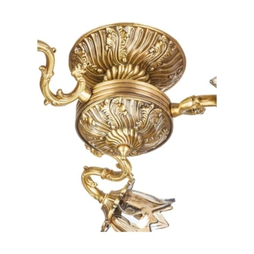 لوستر سقفی چشمه نور 3 شعله کد S3544/3-A انتیک