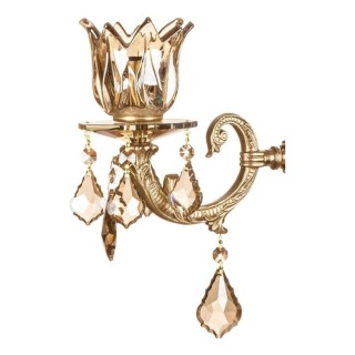 لوستر برنزی چشمه نور 3 شعله کد 2779