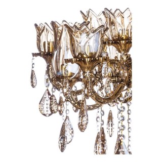 لوستر چشمه نور 15 شعله C2549/5-10-B برنزی