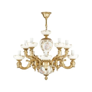 لوستر 10 شعله چشمه نور کد 2948