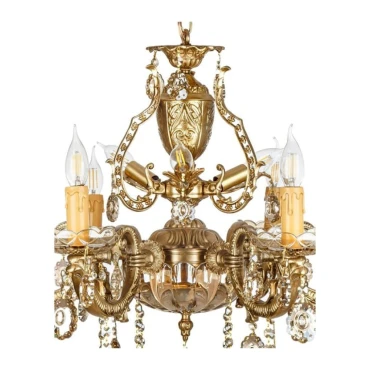 لوستر چشمه نور 9 شعله کد C2767/6+3 آنتیک