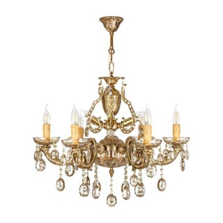 لوستر چشمه نور 9 شعله کد C2767/6+3 آنتیک