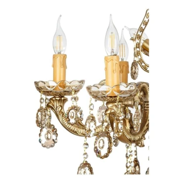 لوستر چشمه نور 9 شعله کد C2767/6+3 آنتیک