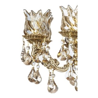 لوستر چشمه نور 8 شعله کد C2911/8-B برنزی