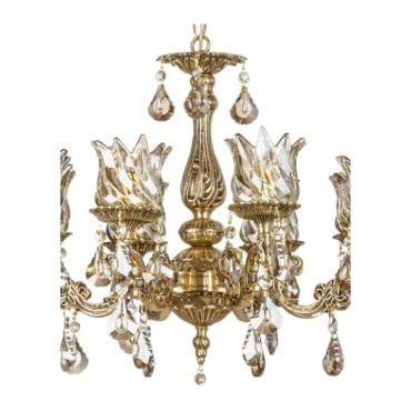 لوستر چشمه نور 8 شعله کد C2911/8-B برنزی