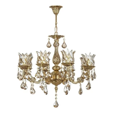 لوستر چشمه نور 8 شعله کد C2911/8-B برنزی