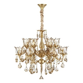 لوستر چشمه نور 10شعله کد C2781/5-A آنتیک
