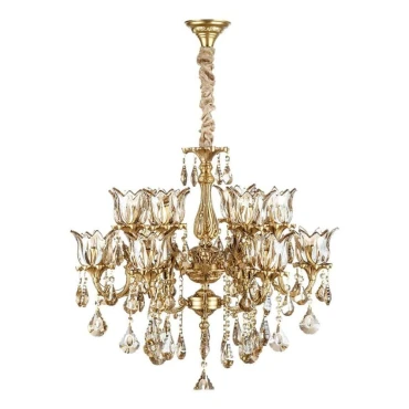 لوستر چشمه نور 10شعله کد C2781/5-A آنتیک