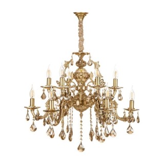 لوستر چشمه نور 12 شعله کد C2772/6-A آنتیک