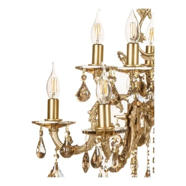 لوستر چشمه نور 12 شعله کد C2772/6-A آنتیک