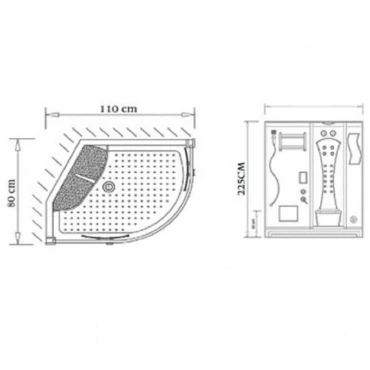 سونا بخار آپارتمانی زرین آب مدل تورینو
