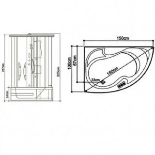 سونا بخار آپارتمانی زرین آب مدل لیون
