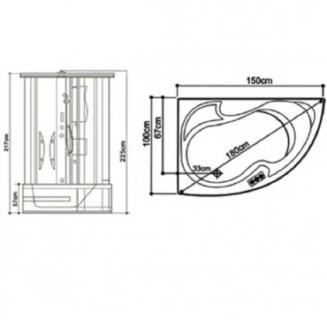 سونا بخار آپارتمانی زرین آب مدل لیون