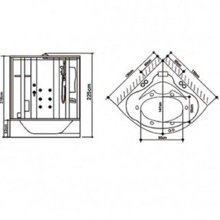سونا بخار آپارتمانی زرین آب مدل رم