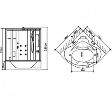 سونا بخار آپارتمانی زرین آب مدل رم