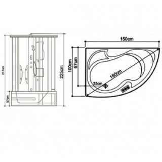 سونا بخار آپارتمانی زرین آب مدل میامی