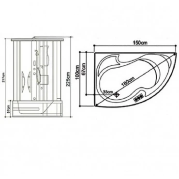 سونا بخار آپارتمانی زرین آب مدل میامی