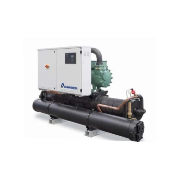چیلر اسکرو آب خنک کلیماونتا ظرفیت 124 تا399 Kw