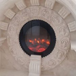 شومینه برقی گرد بوفالو