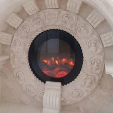 شومینه برقی گرد بوفالو