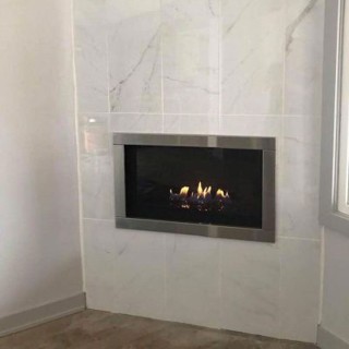 شومینه گازی استیل بوفالو